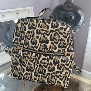 Leopard Print Backpack